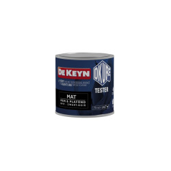 Testeur peinture pour mur et plafond Dkube noir mat 999 70 ml DE KEYN