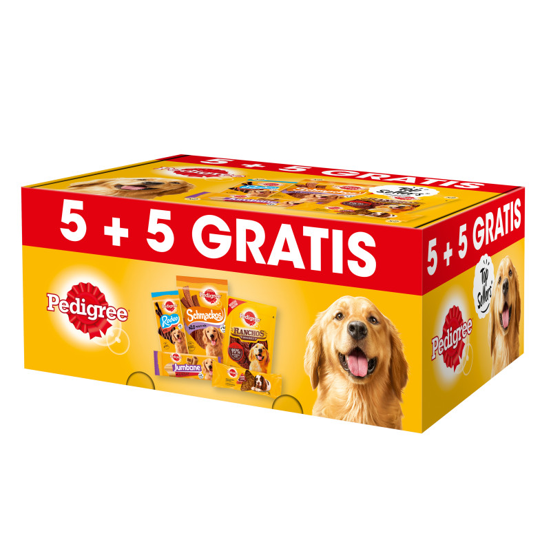 Boîte de snacks 5 + 5 gratuits PEDIGREE