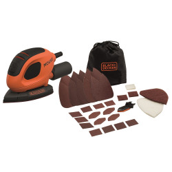 Ponceuse de détail électrique Mouse BEW230 55 W BLACK+DECKER