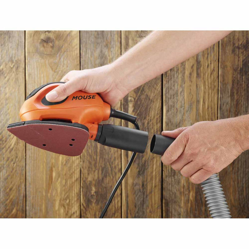 Ponceuse de détail électrique Mouse BEW230 55 W BLACK+DECKER Ponceuse de détail électrique Mouse BEW230 55 W BLACK+DECKER