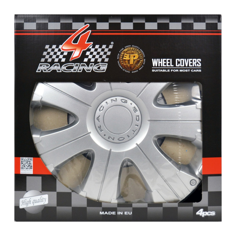 Enjoliveur Racing 16 4 pièces – Style Sportif | GORECKI Enjoliveur Racing 16 4 pièces – Style Sportif | GORECKI