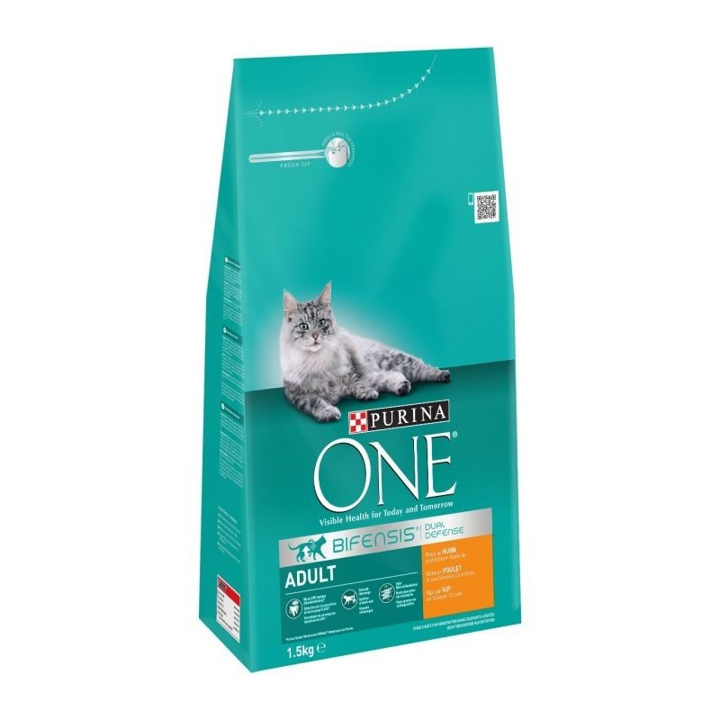 Sac de croquettes au poulet pour chat d'intérieur One Bifensis Sterilcat 1,5 kg PURINA