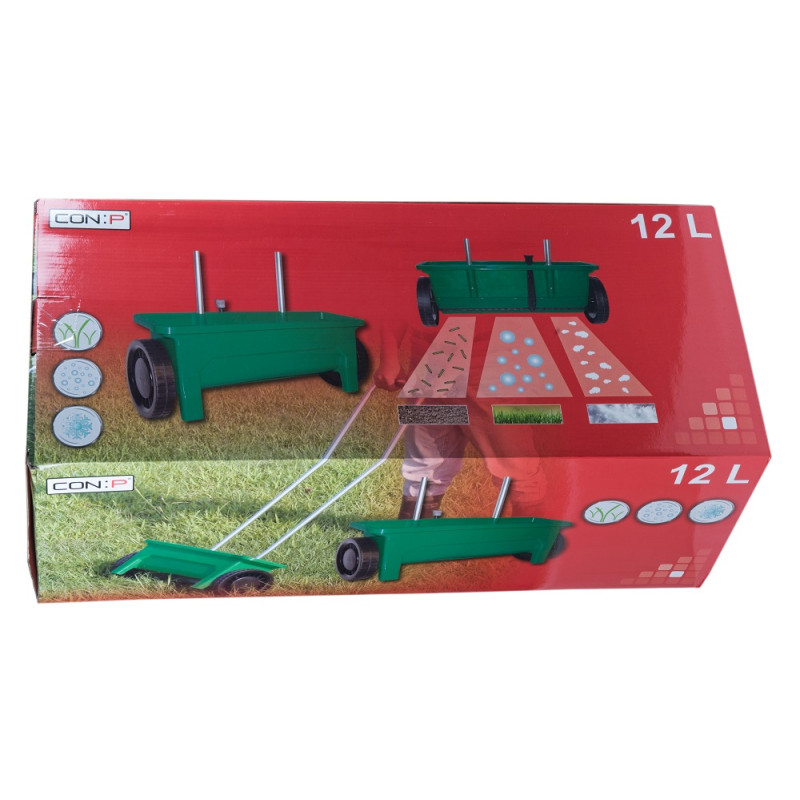 Épandeur 12L 50cm – Jardinage Facile | CONMETALL MEISTER Épandeur 12L 50cm – Jardinage Facile | CONMETALL MEISTER