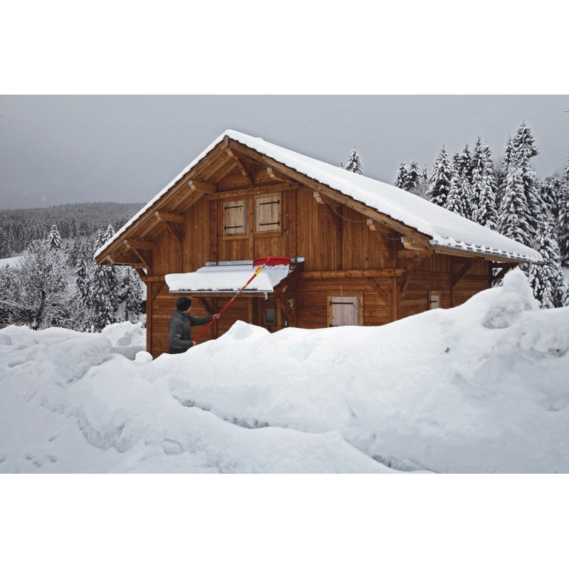 Pelle à neige pour toit avec manche interchangeable en aluminium 4 m WOLF-GARTEN