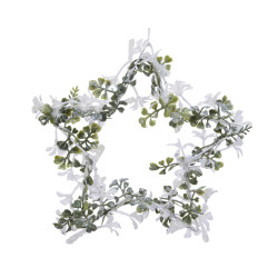 Étoile fleurie à suspendre DECORIS – Déco festive | DECORIS


