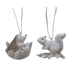Animal à suspendre 6 cm DECORIS – Déco festive | DECORIS