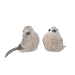 Oiseau en mousse 8 cm DECORIS – Déco festive | DECORIS