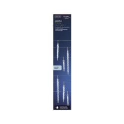 Guirlande stalactite LED blanc froid 2,5 m – Éclairage de Noël | LUMINEO