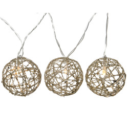 Guirlande Sphères LED 3,8m – Ambiance Magique

