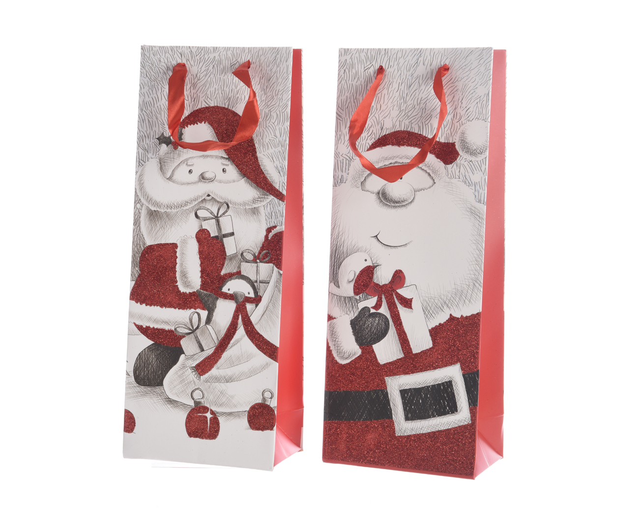 Sac Cadeau Pere Noel 14 X 8 5 X 36 Cm Decoris Sac Cadeau Pere Noel 14 X 8 5 X 36 Cm Decoris