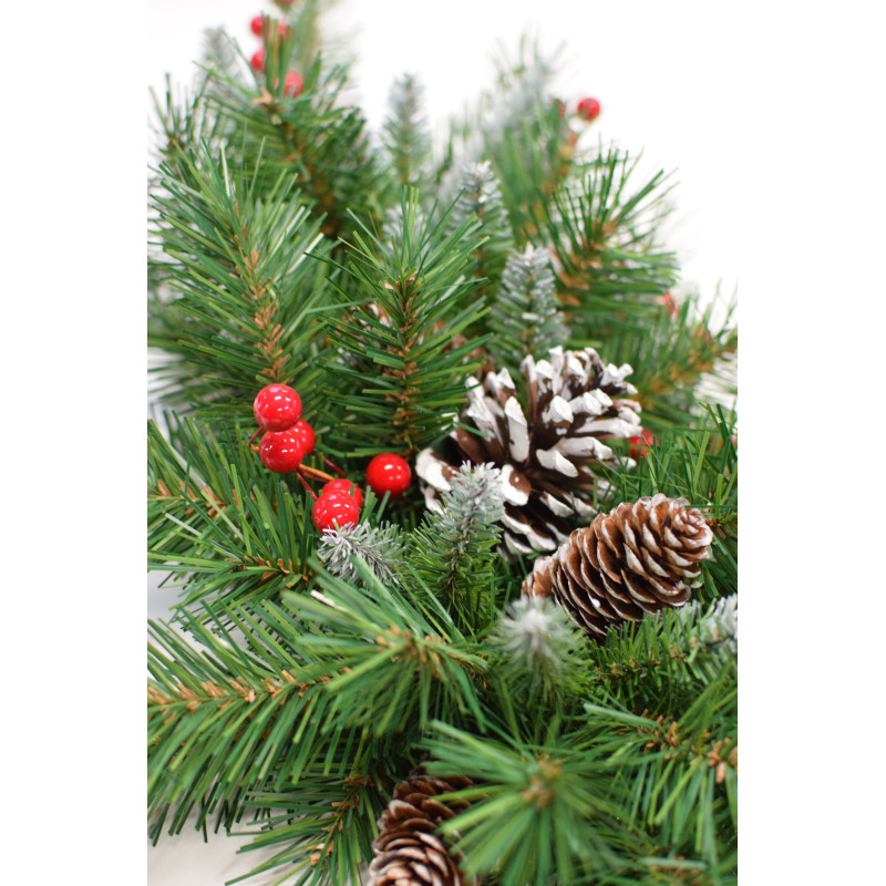 Couronne de Noël artificielle Frosted Berry