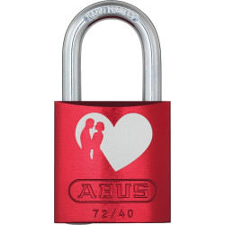 Cadenas Aluminium LoveLock 40mm ABUS – Sécurité Fiable