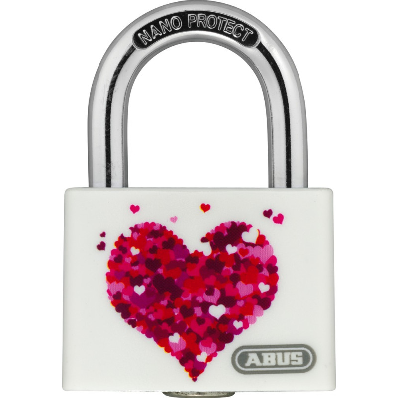 Cadenas à clé en aluminium MyLove 40 x 62 mm ABUS