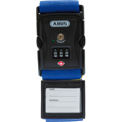Sangle à bagage TSA bleue ABUS – Sécurité voyage | ABUS