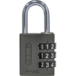 Cadenas à combinaison en aluminium LockTag 31 x 65 mm ABUS – Sécurité