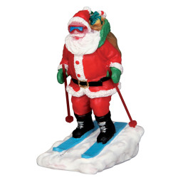 Figurine Père Noël en ski LEMAX