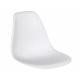 Assise Mora 44 x 46 x 53 cm blanche PRACTO HOME