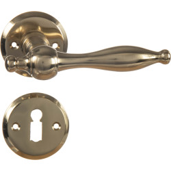 Poignée de porte laiton dorée LINEA BERTOMANI – Élégance | LINEA BERTOMANI