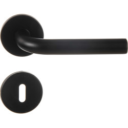 Poignée de porte LINEA BERTOMANI – Acier noir | LINEA BERTOMANI