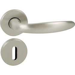 Poignée de porte Eda nickelée – Design & Durabilité | LINEA BERTOMANI