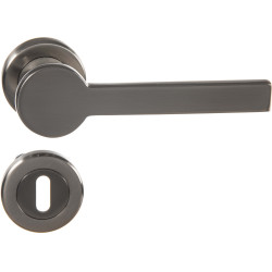 Poignée de porte Isly nickelée – Design & Durabilité | LINEA BERTOMANI