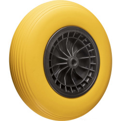 Roue increvable Ø 40 cm – Jante plastique solide | TEKNIROLL