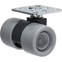 Roulette double polypropylène Ø 35mm – Mobilité Fiable | TEKNIROLL