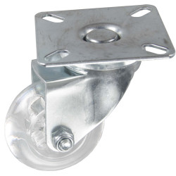 Roulette Pivotante Polycarbonate Ø 50mm – Mobilité Fluide | TEKNIROLL