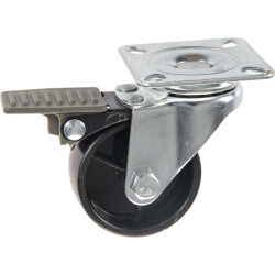 Roulette Pivotante Polypropylène Ø 50mm avec Frein – Mobilité Sécurisée | TEKNIROLL