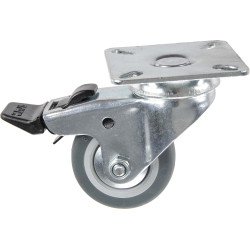 Roulette Pivotante Ø 50mm – Frein & Pare-fils | TEKNIROLL