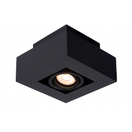 Spot noir Xirax LED GU10 5 W dimmable LUCIDE