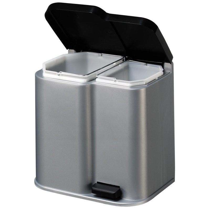 Poubelle à pédale Duo 15 L et 6 L Poubelle à pédale Duo 15 L et 6 L