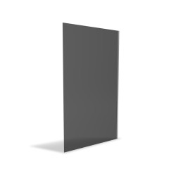 Paroi de douche Parma 2 fumée 120x200cm | AURLANE
