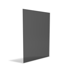 Paroi de douche Parma 2 fumée 140x200cm | AURLANE