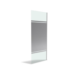 Paroi de douche Parma 2 miroir 80x200cm | AURLANE