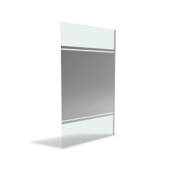 Paroi de douche miroir Parma II 120 x 200 cm AURLANE