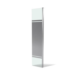 Paroi de douche Parma 2 miroir 40x200cm AURLANE Pivotante | AURLANE