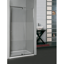 Porte de douche pivotante extensible à carreaux Priva 78 - 91 cm ALLIBERT