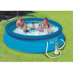 Piscine Easy Set Ø 4,57 m – Filtration incluse | INTEX