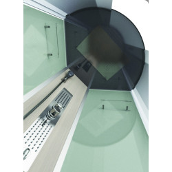 Cabine de douche Fuzzy 95x95 – Hydromassante | AURLANE