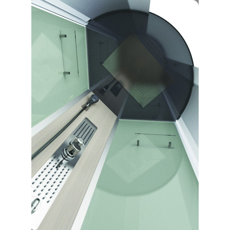 Cabine de douche Fuzzy 95x95 – Hydromassante | AURLANE