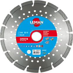 Disque diamant maçonnerie 125mm LEMAN – Coupe rapide | LEMAN