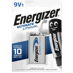 Pile lithium Ultime 9V ENERGIZER – Longue durée | ENERGIZER