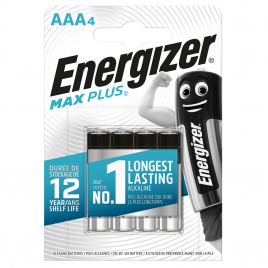 Pile alcaline AAA Max Plus 1,5 V 4 pièces ENERGIZER