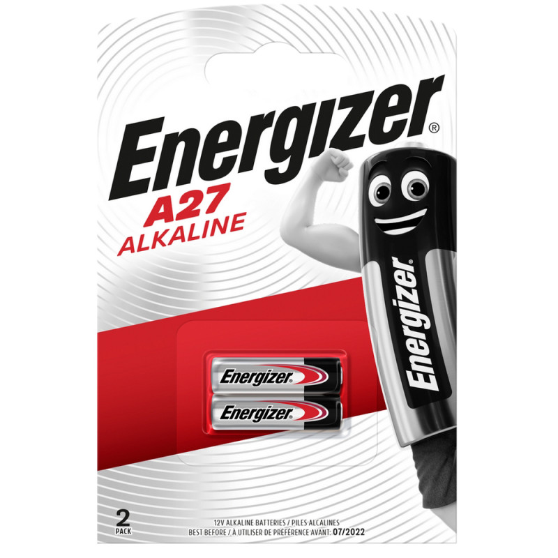 Pile alcaline A27 12 V 2 pièces ENERGIZER