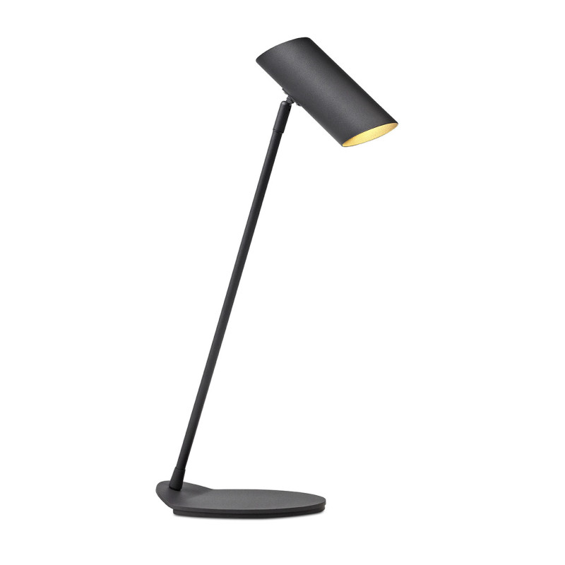 Lampe de bureau LED GILLY en métal blanc