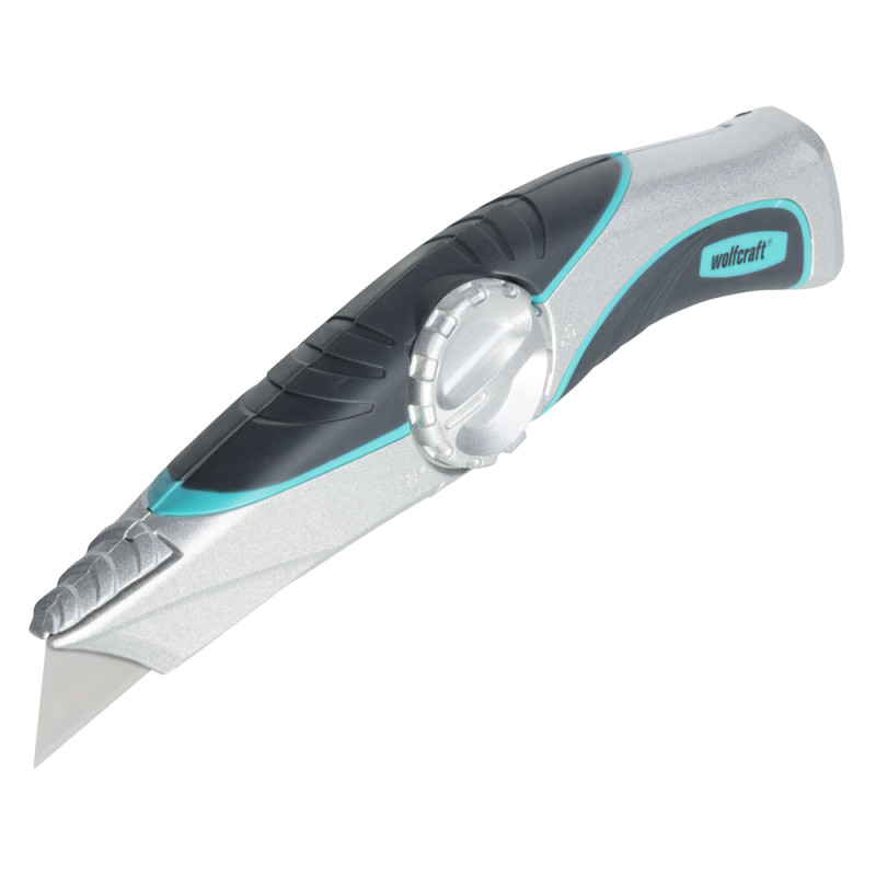 Cutter professionnel WOLFCRAFT – Lame trapézoïdale | WOLFCRAFT