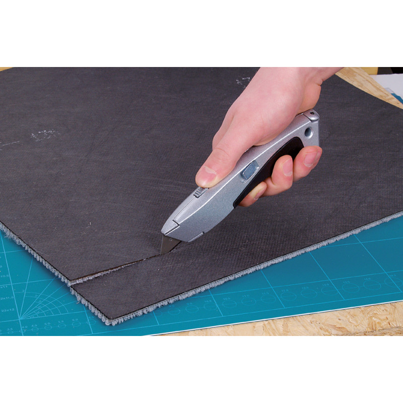 Cutter en aluminium à lame trapézoïdale WOLFCRAFT – coupe précise | WOLFCRAFT