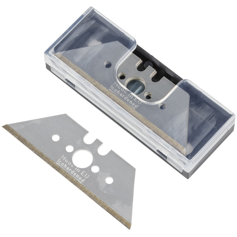 Lot De 3 Lames HSS Trapézoïdales Pour Tour - Dimensions 0.3x1.9x15.2 Cm - Acier Rapide Trempé, Pour Coupe Précise Métaux
