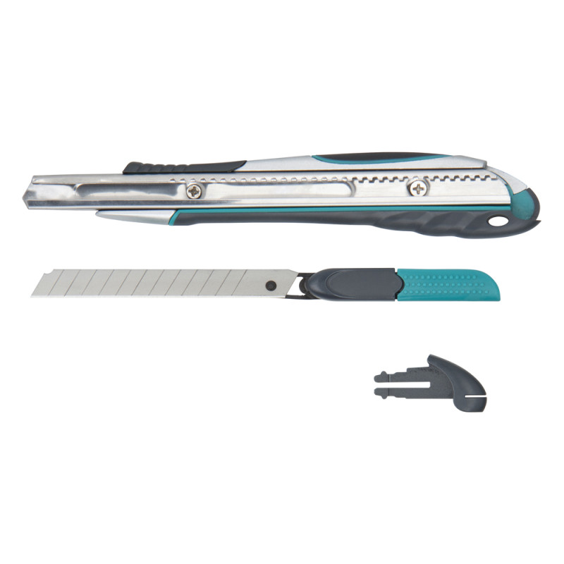 Cutter 2-en-1 9 mm WOLFCRAFT - lame sécable | WOLFCRAFT